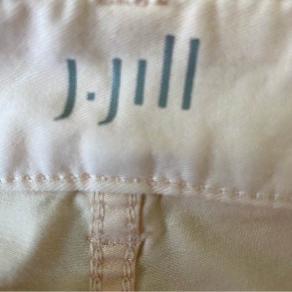 J. Jill Peach Authentic Fit Stretch Crop Jean size 4 - Picture 3 of 5
